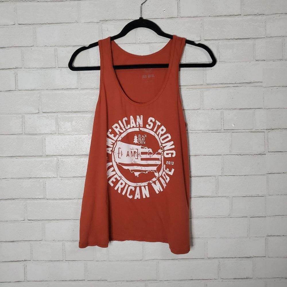 American Strong, American Made graphic tank
